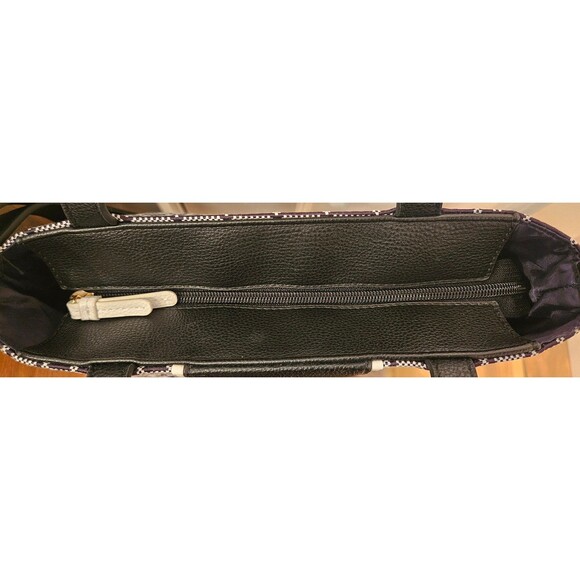Tommy Hilfiger Purse 90's Y2K Fashion Black & White Shoulder Strap Top Handle - Picture 5 of 7